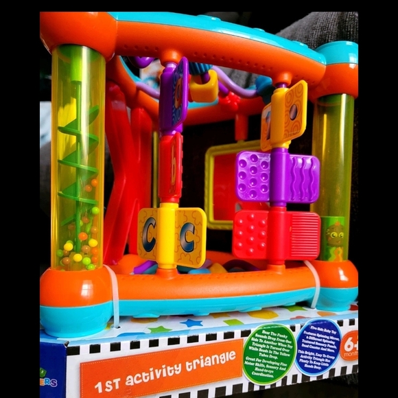 Vibrant Activity Triangle Toy for Kids - Picture 3 of 8